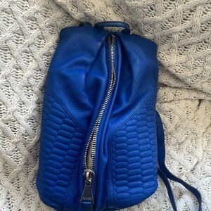 Aimee Kestenberg Cobalt Blue Leather Backpack